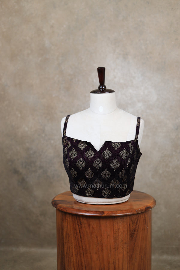Zoya- Wine Blouse