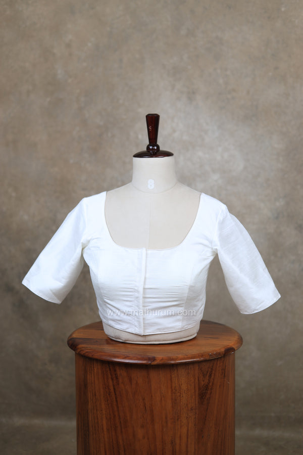 Sakshi- White Blouse