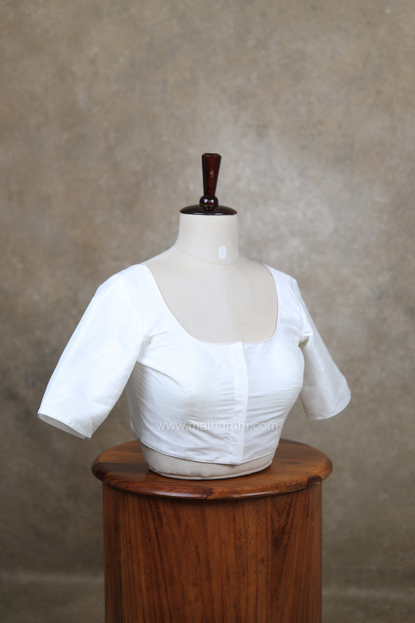 Sakshi- White Blouse