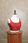 Nayan Plain- Maroon Blouse