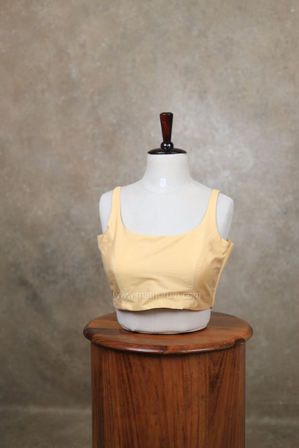 Nayan Plain- Beige Blouse