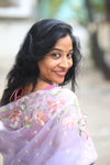 Pearl- Lilac Embroidery Saree
