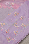 Carol- Lilac Embroidery Saree