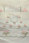 Pearl- Off White Embroidery Saree