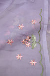 Pearl- Lilac Embroidery Saree
