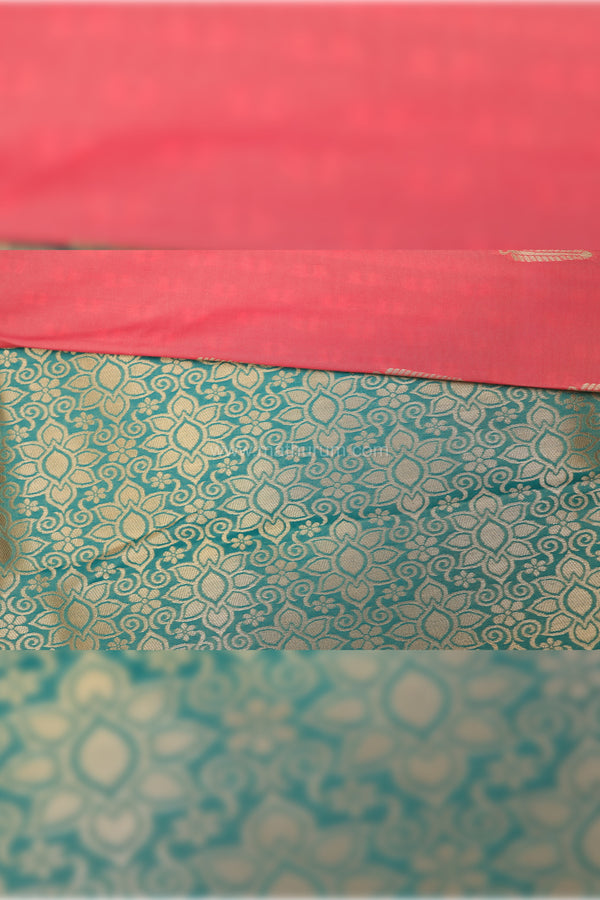 Vriksha- Pink Semi Soft Silk Saree