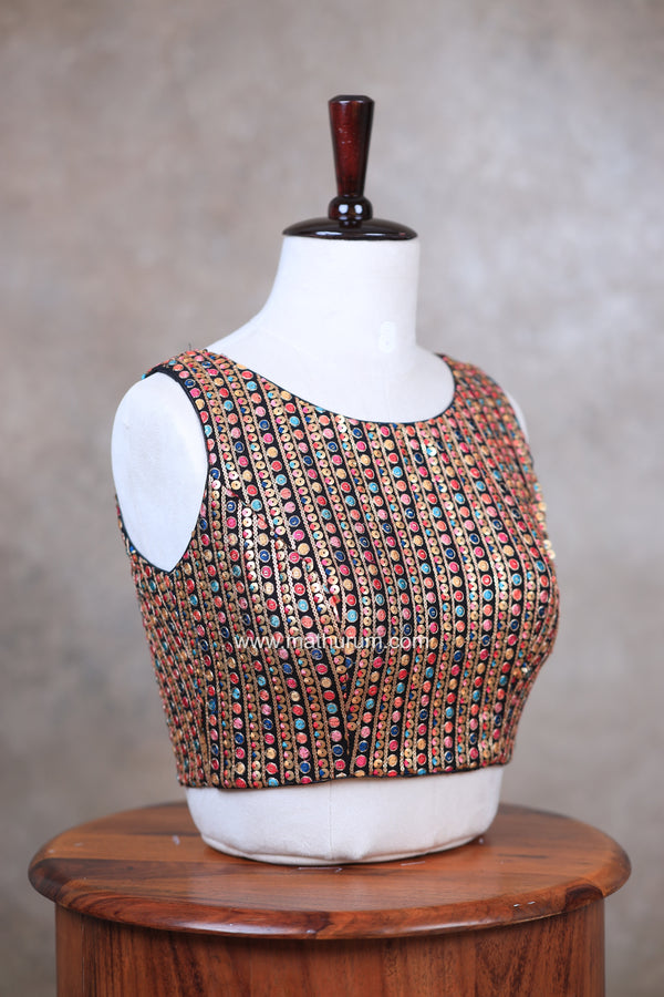 Raat Ki Rani- Black Blouse