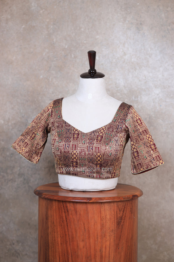 Manjari- Maroon Blouse