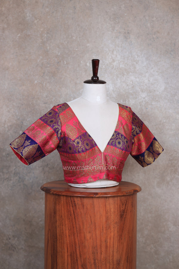 Navarangi- Pink Multi Blouse