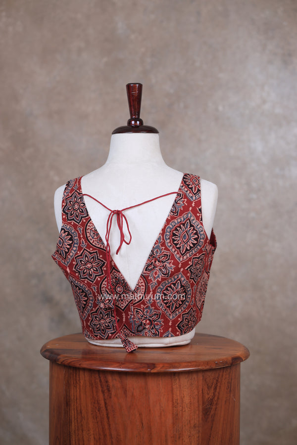 Zamra- Maroon Blouse