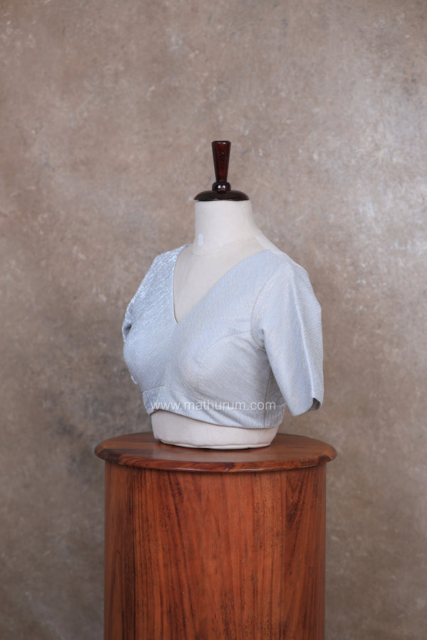 Cara Luxe- Silver Blouse