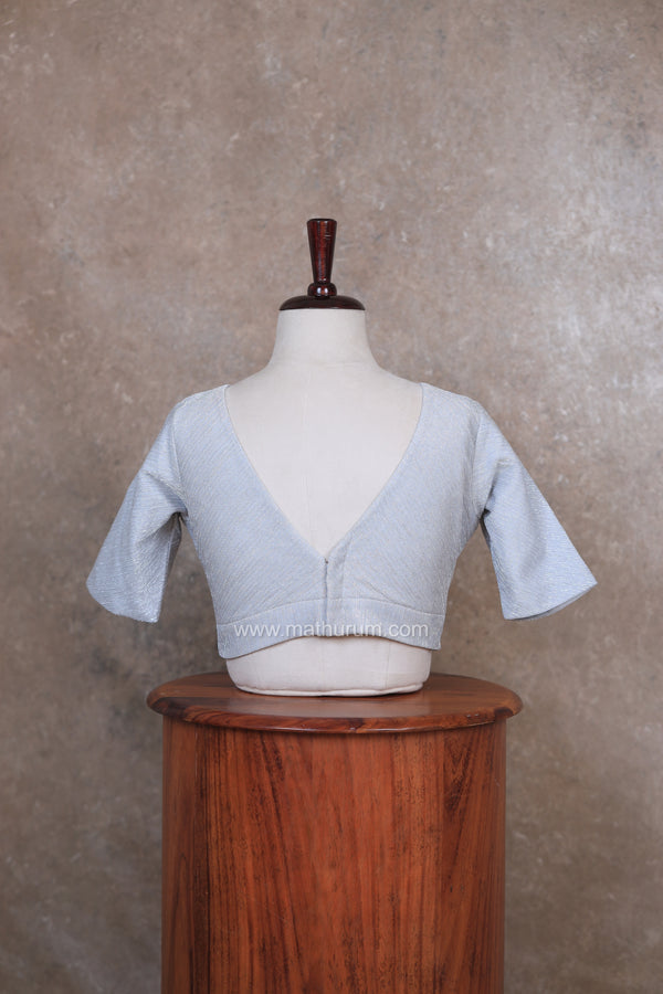 Cara Luxe- Silver Blouse