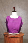 Vaigai- Violet blouse 2.0 (Attachable Sleeves)