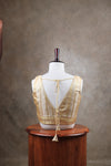 Megalai- Gold Blouse (Attachable Sleeves)