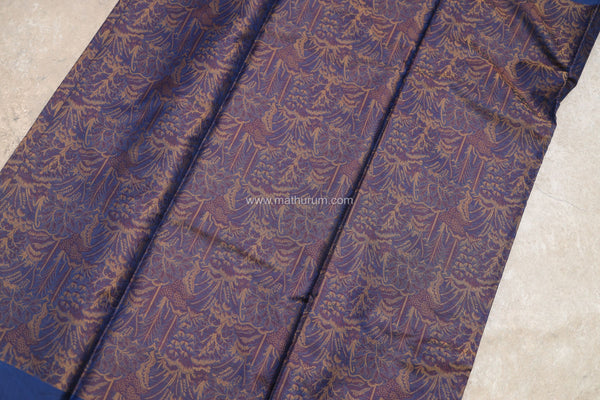 Thea- Navy Blue Saree