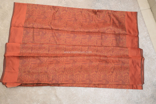 Thea- Rust Saree
