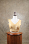 Rangeela- Beige Blouse (Attachable Sleeves)