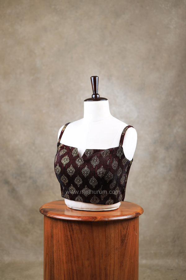 Zoya- Maroon Blouse