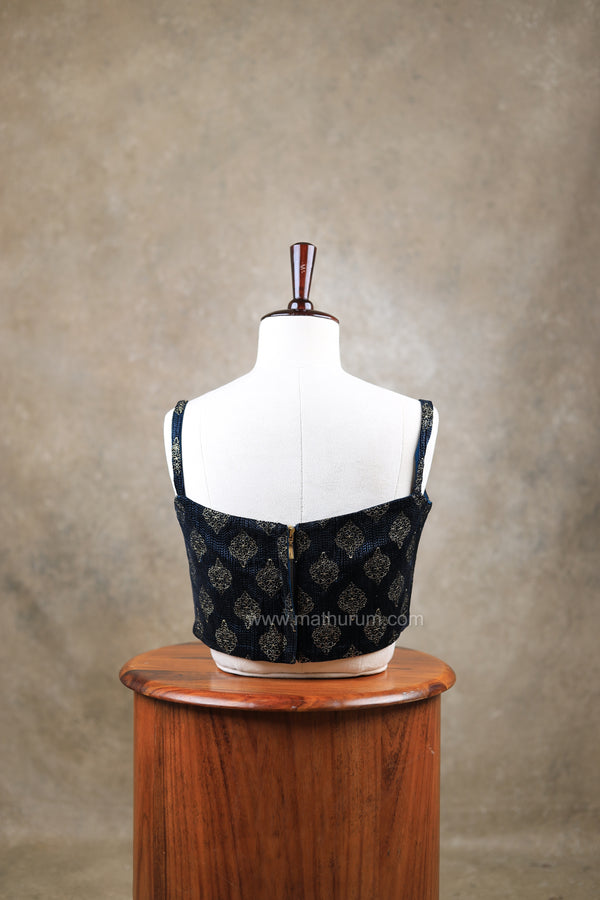 Zoya- Navy Blue Blouse