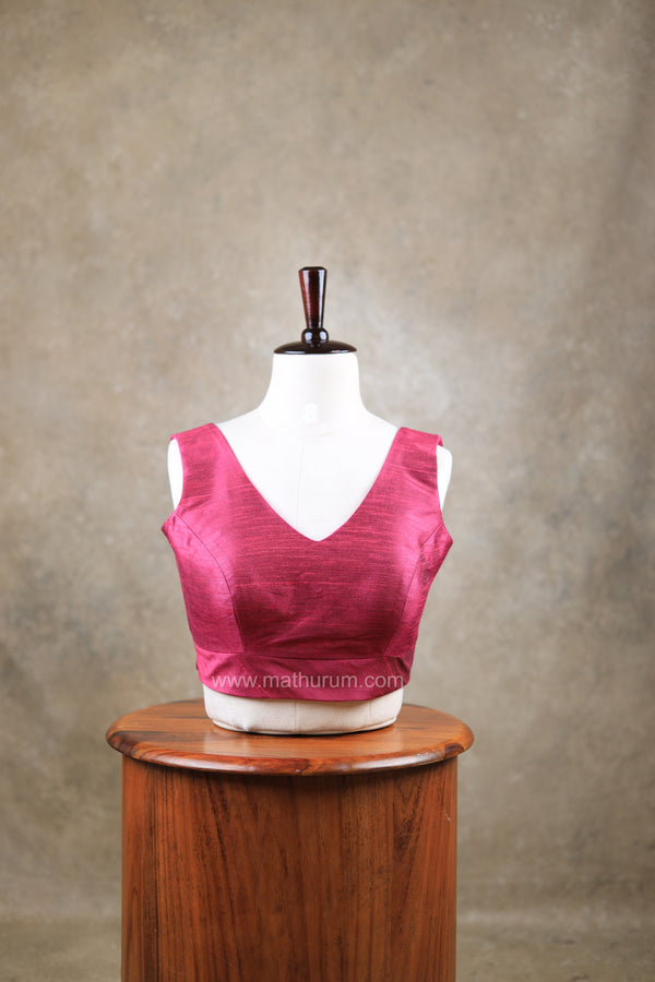 Rangeela- Majenta Blouse (Attachable Sleeves)