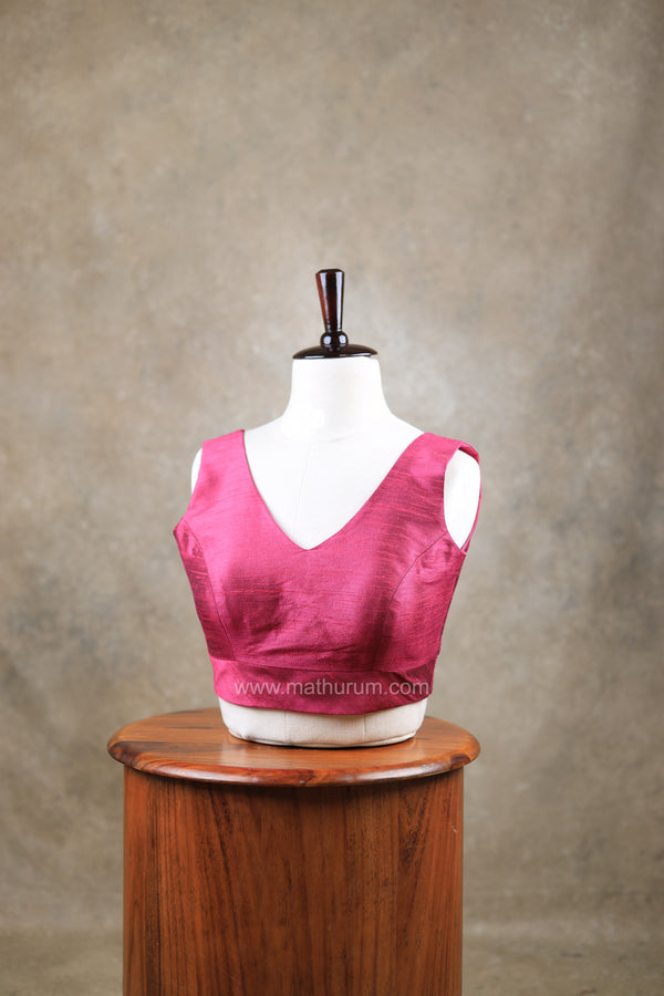 Rangeela- Majenta Blouse (Attachable Sleeves)