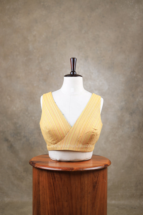 Twice as Nice- Yellow/Grey Blouse