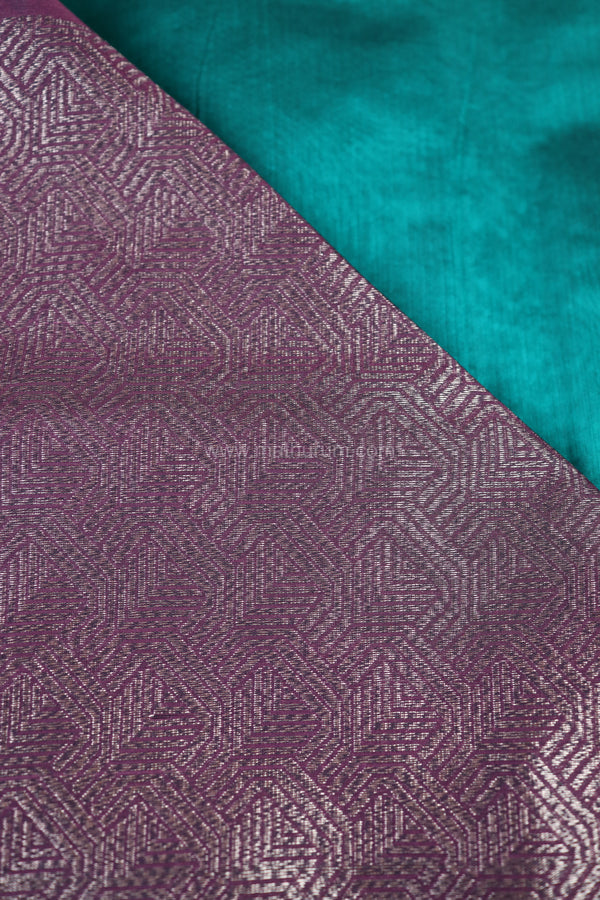 Malikai - Peacock Blue Saree