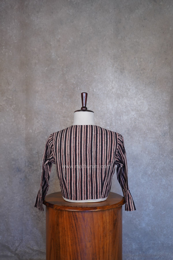 Mythri- Black Stripes Blouse