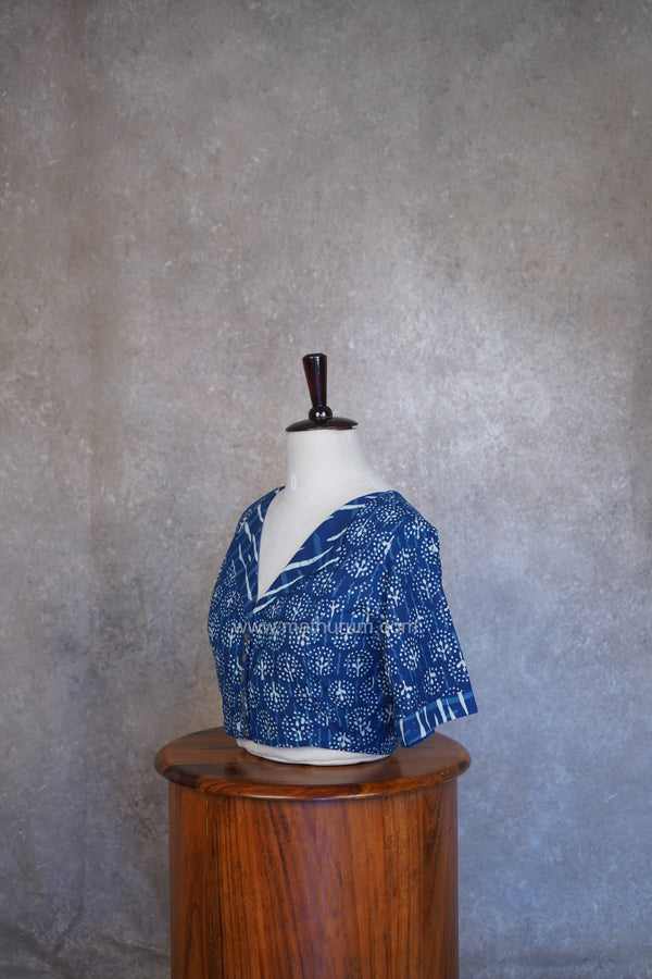 Mythri- Indigo Collor Blouse