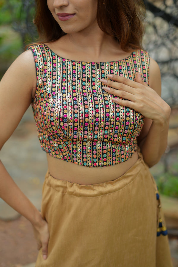 Raat Ki Rani- Black Blouse