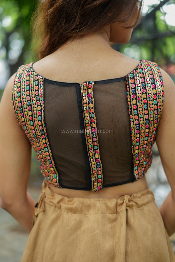 Raat Ki Rani- Black Blouse