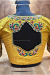 Svarnima- Mustard Zardosi Blouse