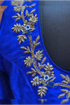 RUHI- Royal Blue Zardosi Blouse