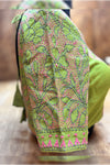 Mahika- Green Embroidery Blouse