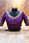 NILA- Wine Zardosi Blouse