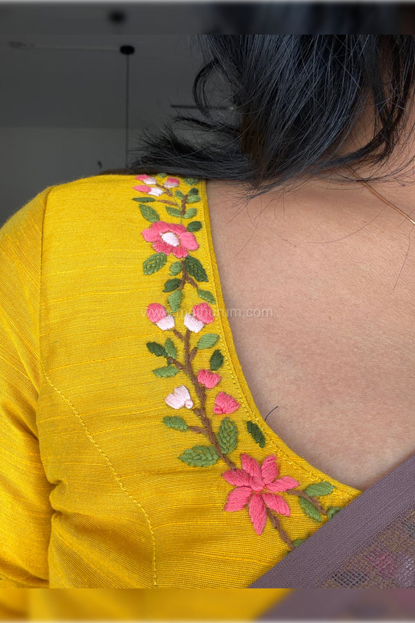 Zesty Mustard- Mustard Blouse