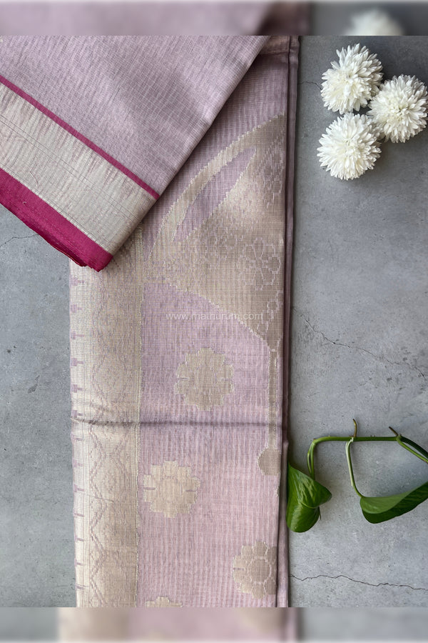 Thamarai - Tissue Silk Saree (Lilac)