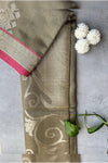 Thamarai - Tissue Silk Saree (Grey)