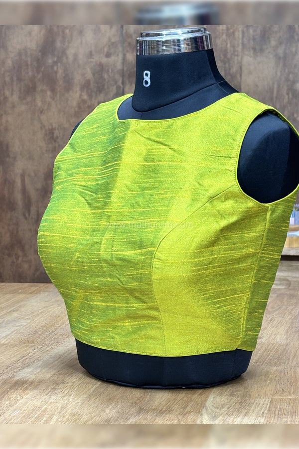 Vaigai- Green blouse 2.0 (Attachable Sleeves)