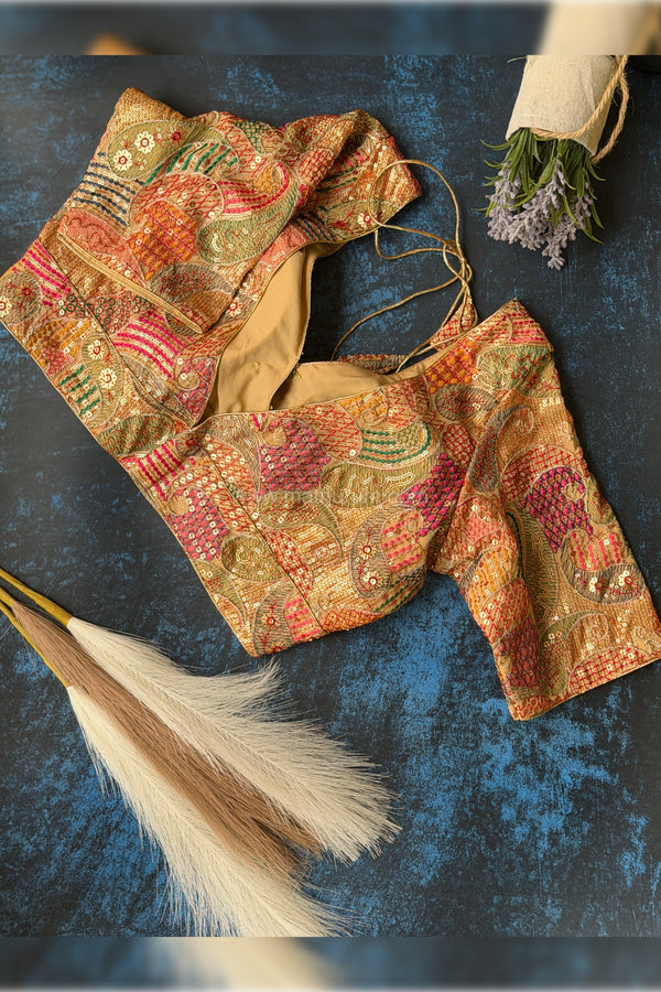 Aradhya- Beige Blouse