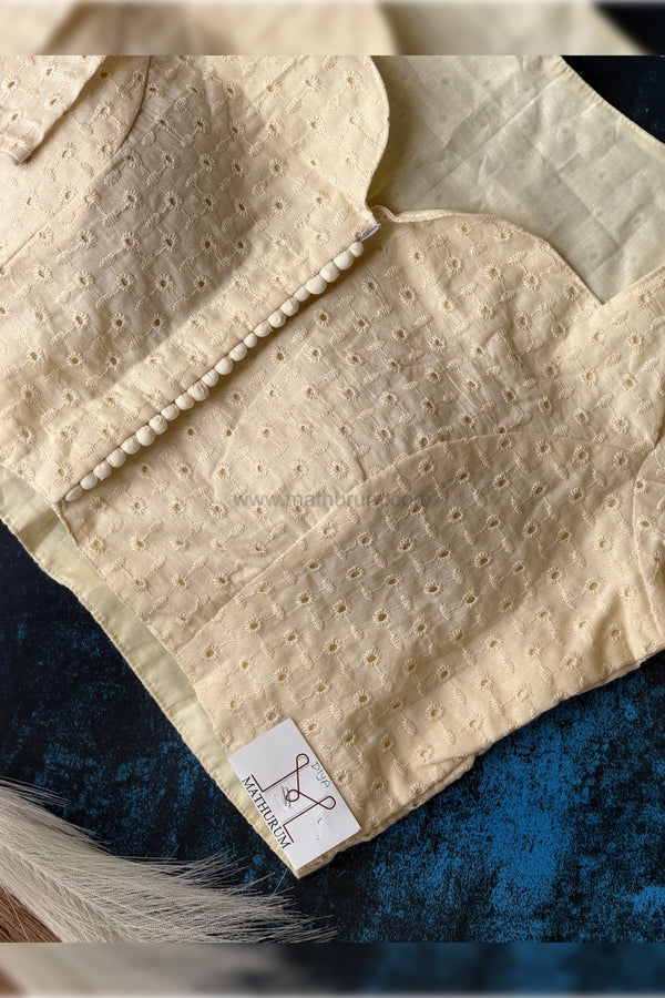 Pari- Off-White Blouse