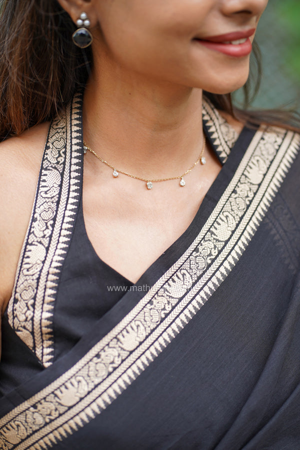 Haathi Blouse- Black