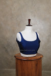 Nayan Plain- Navy Blue