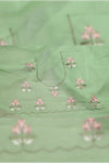 Pearl-Pastel GreenEmbroidery Saree