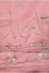 Pearl-Pastel Pink Embroidery Saree