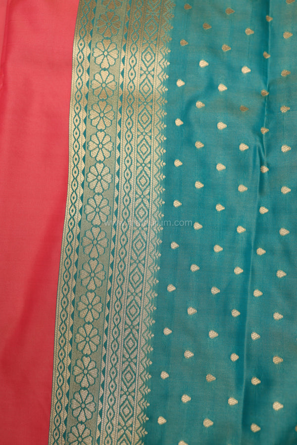 Vriksha- Pink Semi Soft Silk Saree