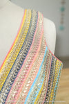 Lacy- Multi coloured Blouse (Sleeveless)