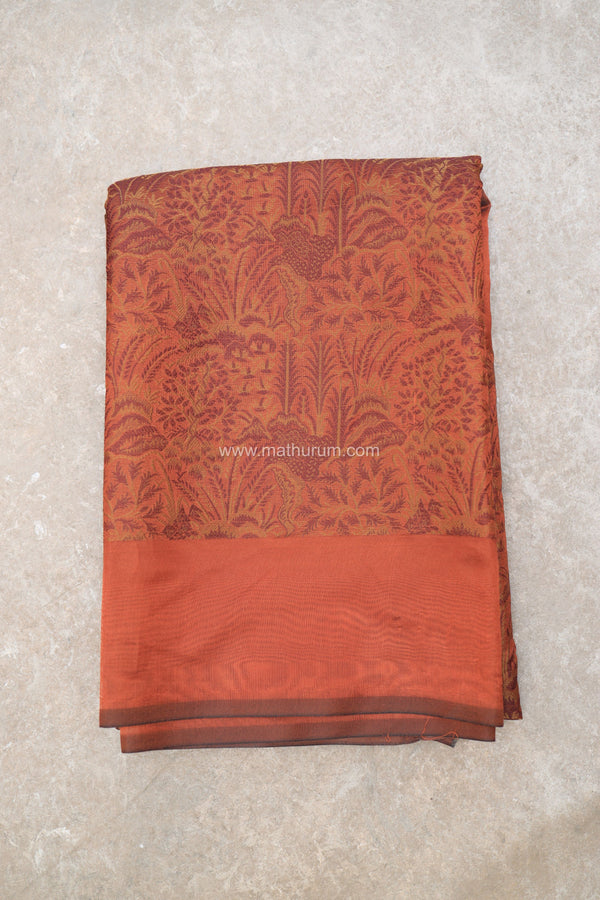 Thea- Rust Saree