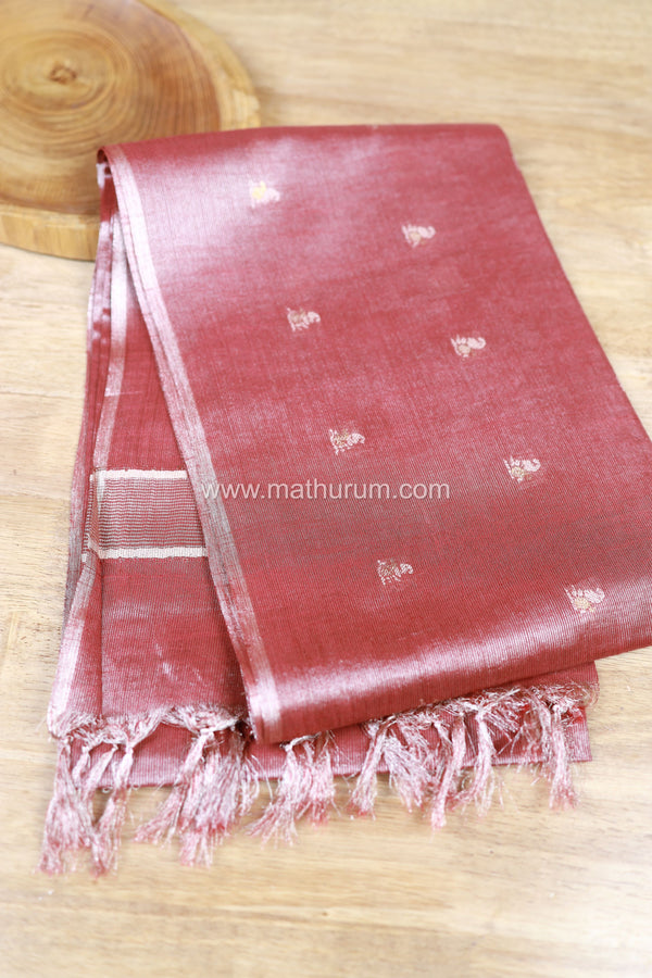 Samira - Maroon Saree