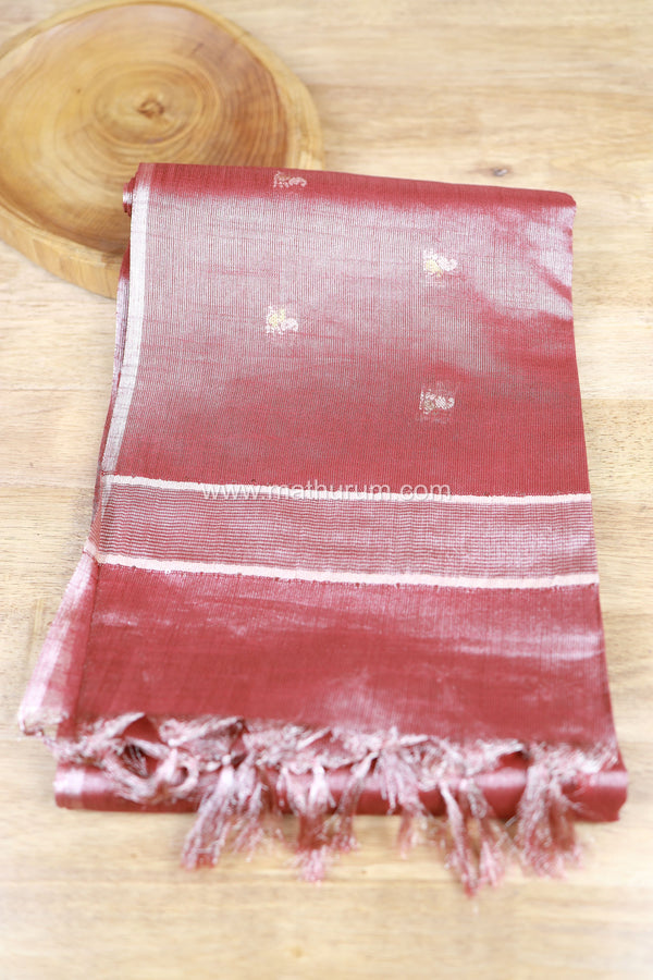Samira - Maroon Saree